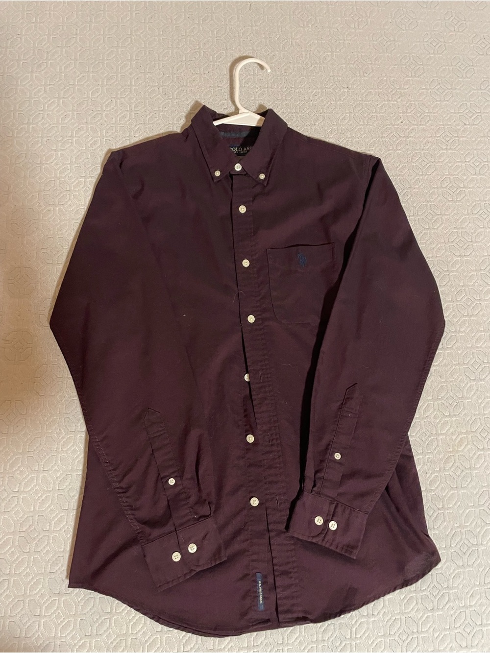 U.S. Polo Assn. Men's Button-Down Shirt in burgundy size Small